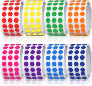 COLOR ROUND STICKER