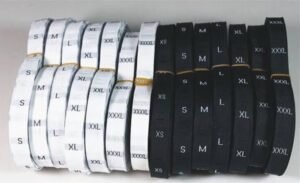 TAFFETA SIZE LABEL