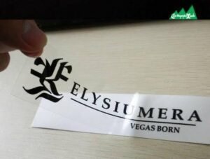 TRANSPARENT / PVC STICKER