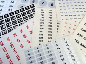 Number Sticker